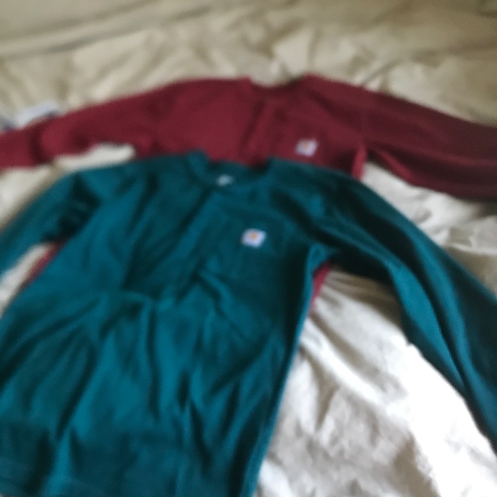 Men's Teal and Red Sweater